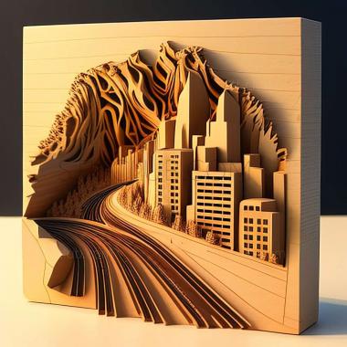 3D model Urban landscape (STL)